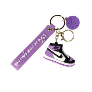 Forever Sports Nike Jordan 01 Sneaker Basketball Purple Keychain