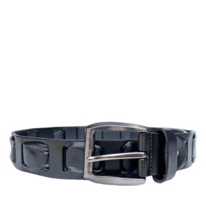 Roberto Raniera SS23 Black Leather Belt - Nanni