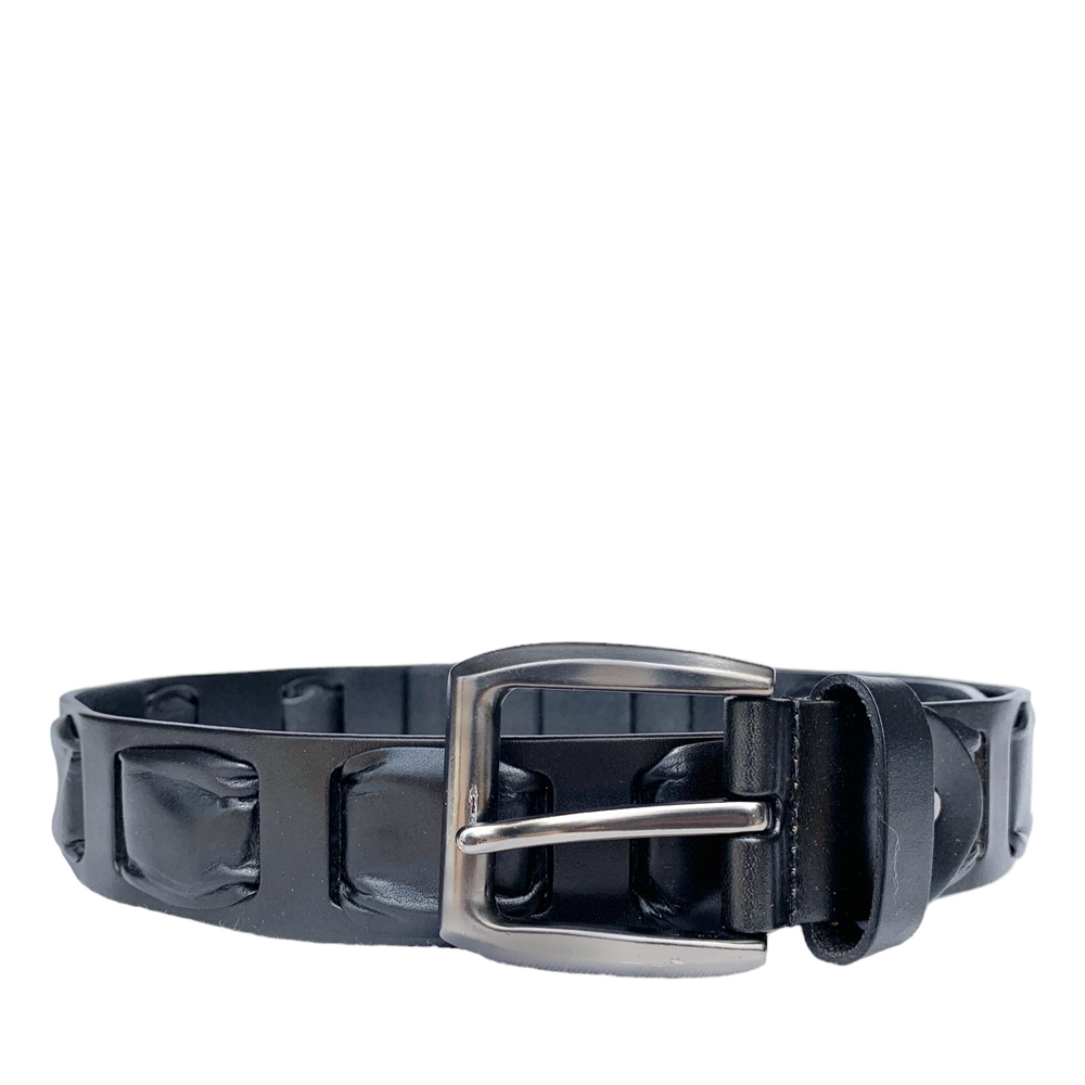 Roberto Raniera SS23 Black Leather Belt - DOT Made