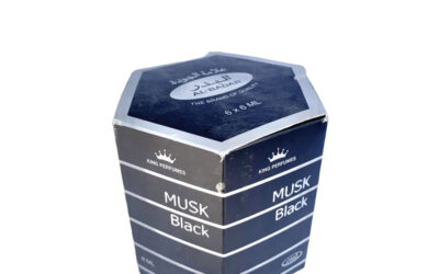 6-Pack Al-Badar King Perfumes Musk Black Concentrated Oil Parfum 6ml