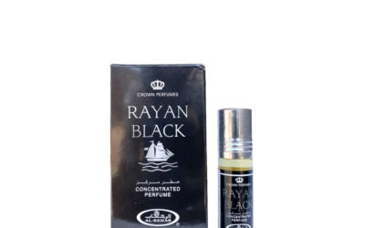 Al-Rehab Crown Perfumes Rayan Black Concentrated Attar Oil Parfum 6ml