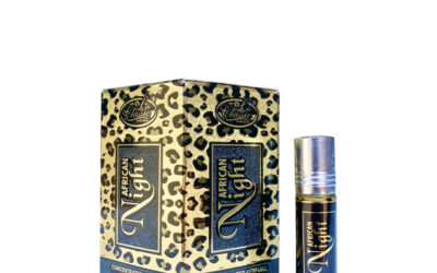 6-Pack Lade Classic African Night Concentrated Attar Oil Parfum 6ml
