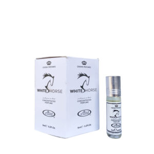 6 pack Al-Rehab Crown Perfumes White Horse Concentrated Attar Oil Parfum 6ml