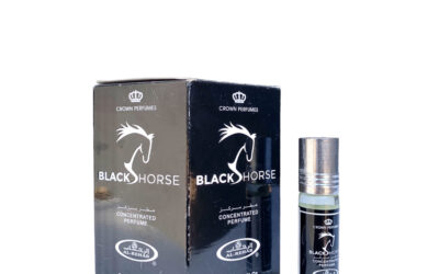 Al-Rehab Crown Perfumes Black Horse Concentrated Attar Oil Parfum 6ml