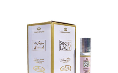 6 Pack Al-Rehab Crown Perfumes Secret Lady Oil Parfum 6ml