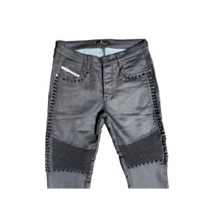 Roberto Raniera 8350 Black Wax Stretch Denim Jeans