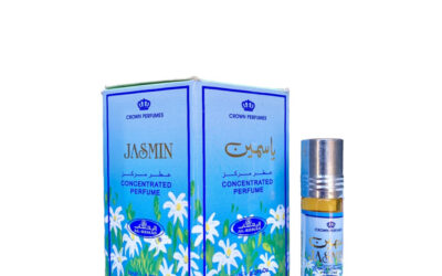 6-Pack Al-Rehab Crown Perfumes Jasmin Oil Parfum 6ml