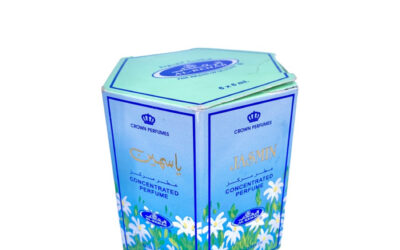 6-Pack Al-Rehab Crown Perfumes Jasmin Oil Parfum 6ml