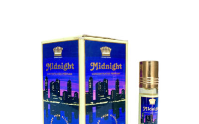 6 pack Crown Series Midnight Concentrated Attar Oil Parfum 6ml