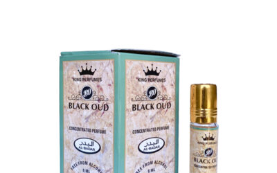 6 Pack Al-Badar King Perfumes Black Oud Oil Parfum 6ml