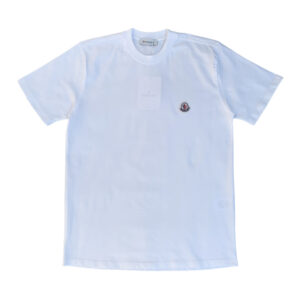Moncler 0331 Logo White Crewneck T-Shirt