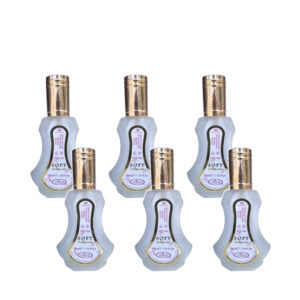 6-Pack Al-Rehab Crown Perfumes Soft Eau De Parfum 35ml