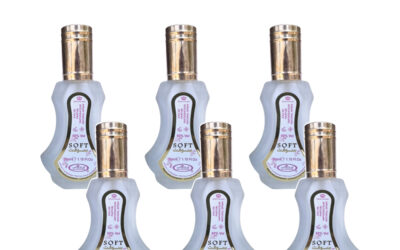 6-Pack Al-Rehab Crown Perfumes Soft Eau De Parfum 35ml