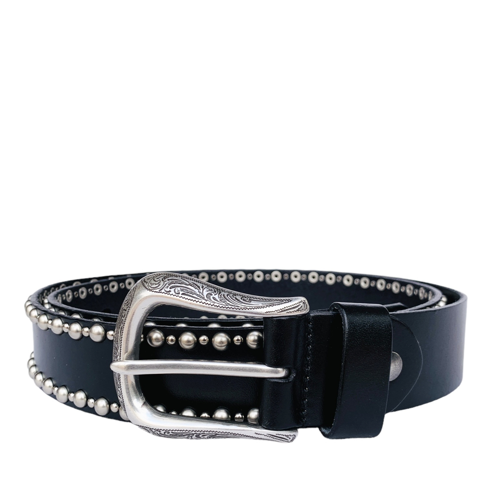 Roberto Raniera Exclusive S242 Black Leather Belt - DOT Made