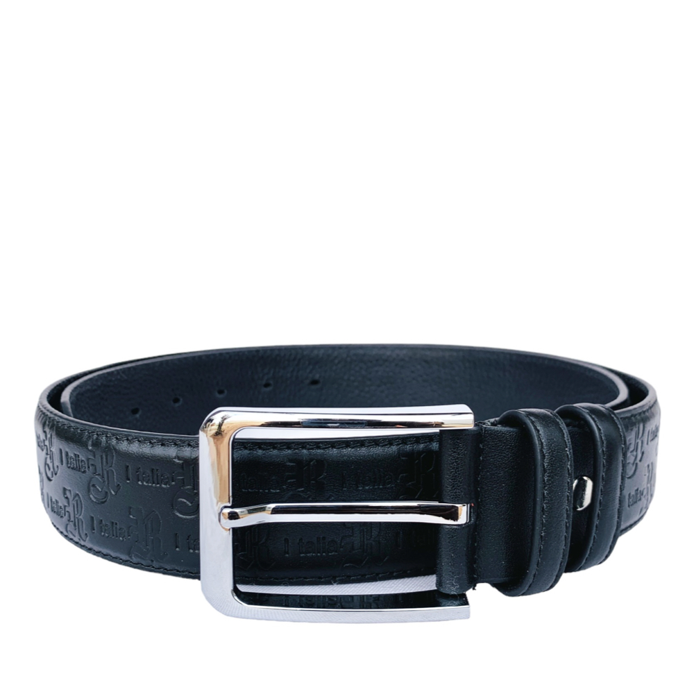 Roberto Raniera Exclusive S243 Black Leather Belt - DOT Made