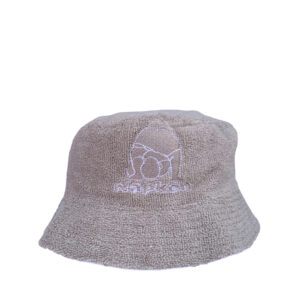 Napken Mono Silver Cotton Bucket Hat