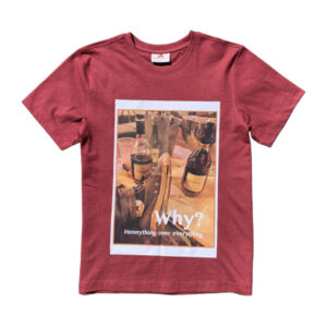 Why Hennything Over Everything Maroon Crewneck T-shirt