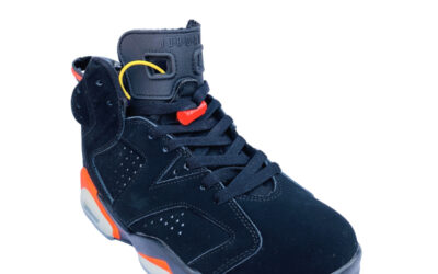 Nike Jordan AJ 6 Infra-Red Black Basketball Sneakers