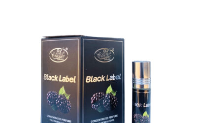 6-Pack Lade Classic Black Label Concentrated Attar Oil Parfum 6ml