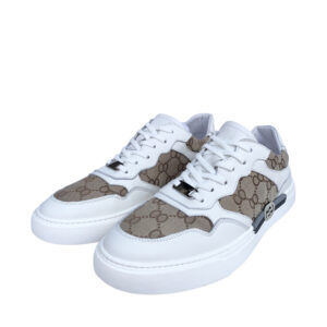 Chanke CC Pattern 02 White Low-top Sneakers